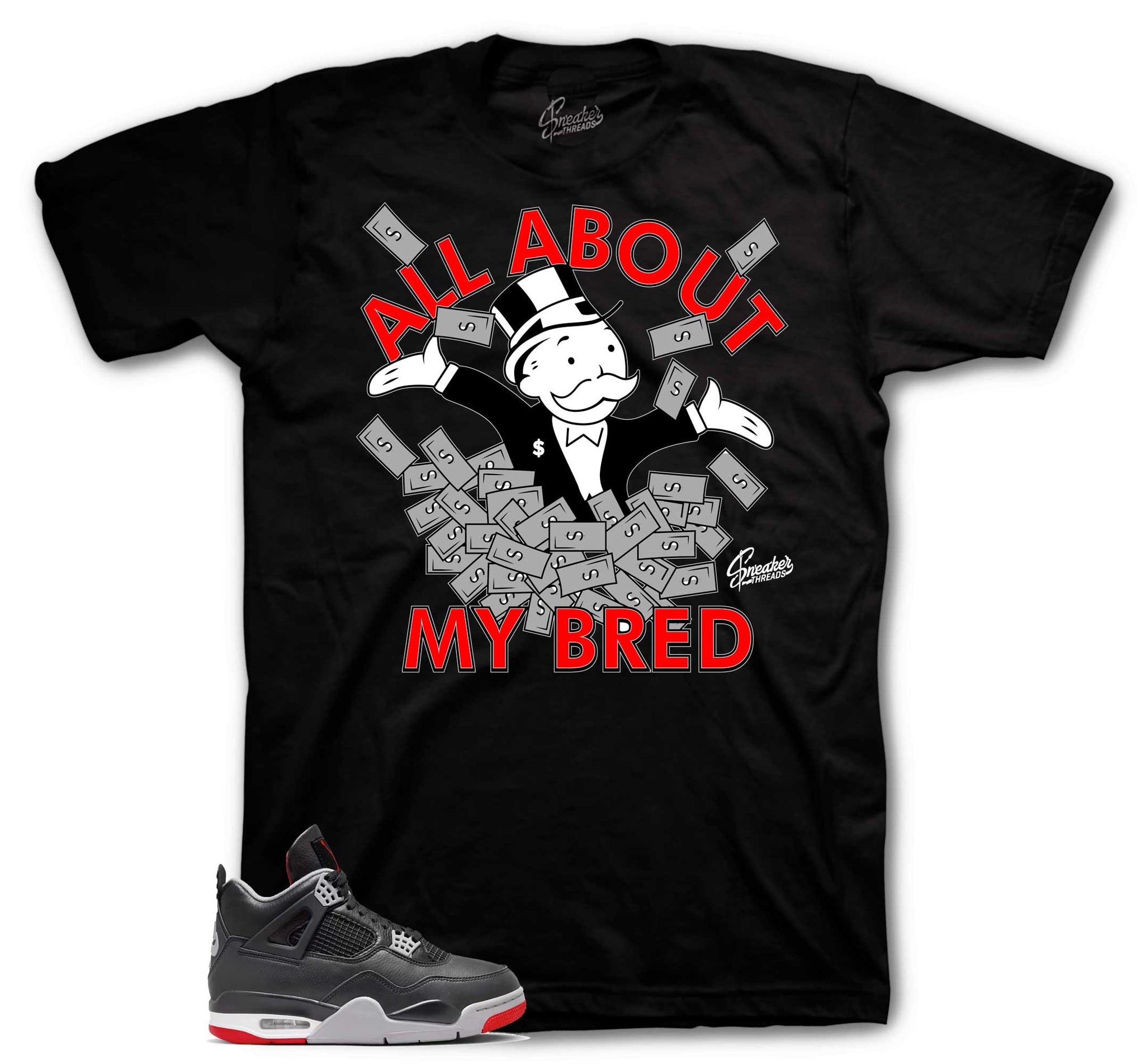 My Bred T-Shirt - Retro 4 Bred Shirt