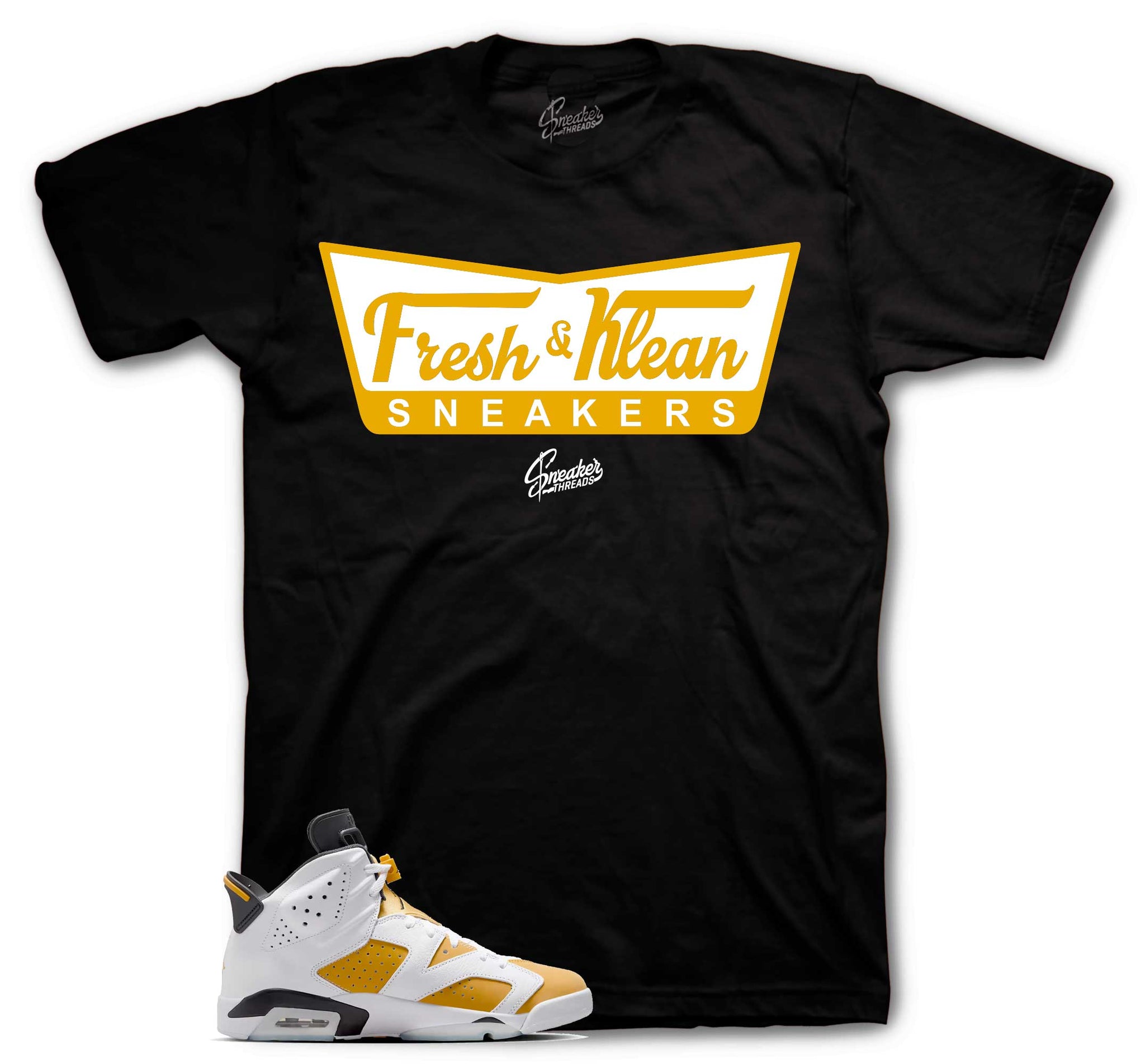 Fresh & Krispy T-Shirt - Retro 6 Yellow Ochre