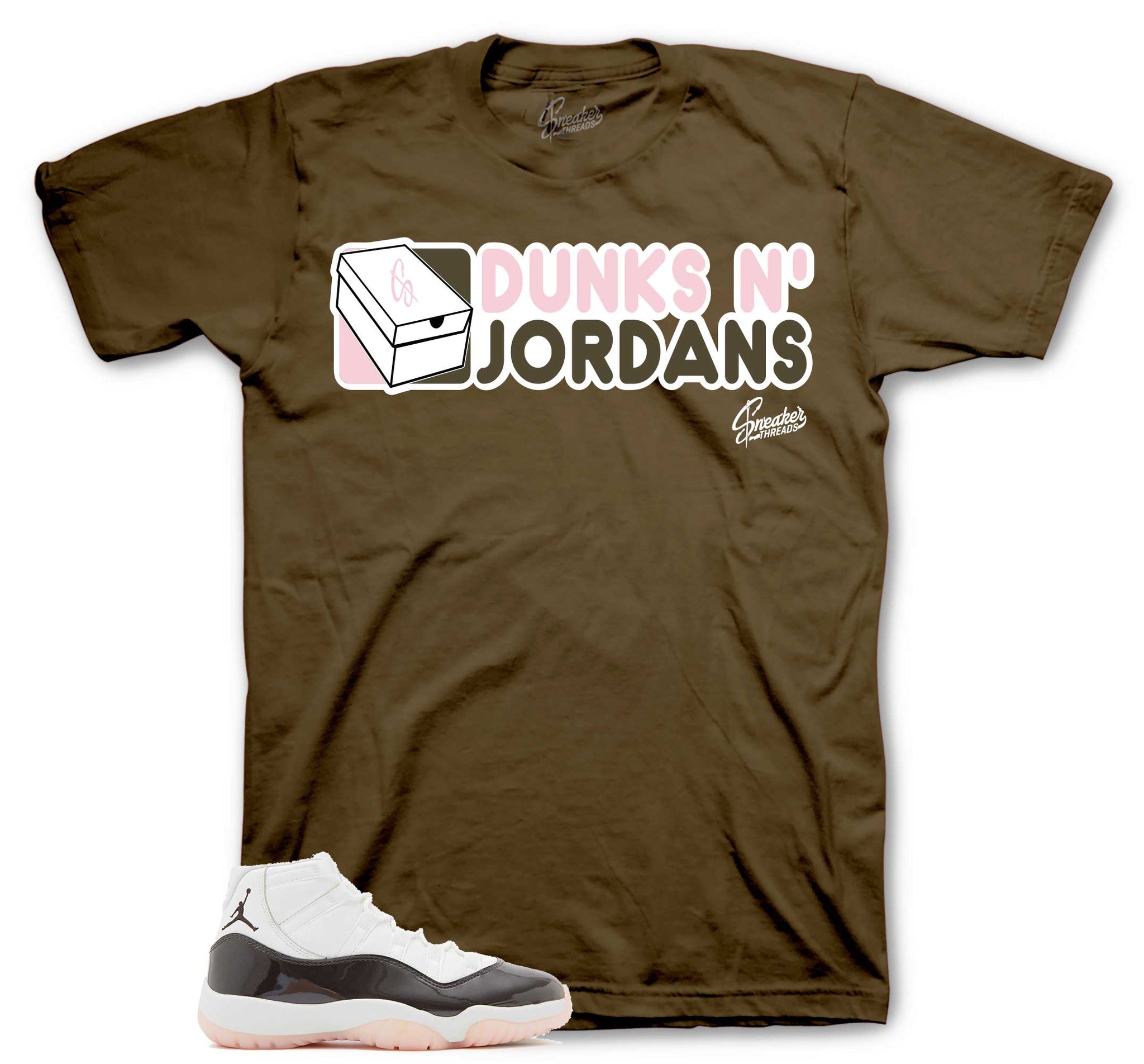 Dunks N Jordans T-Shirt - Retro 11 Neapolitan Shirt