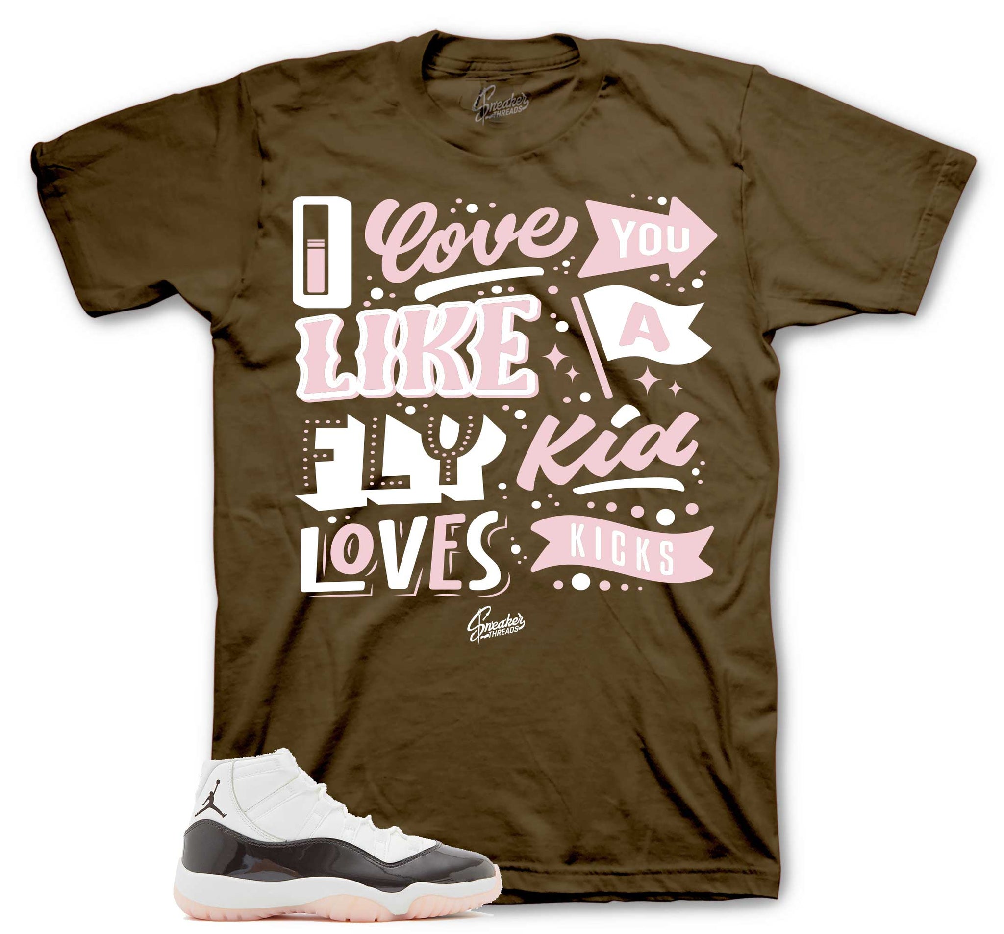 Love Kicks T-Shirt - Retro 11 Neapolitan Shirt