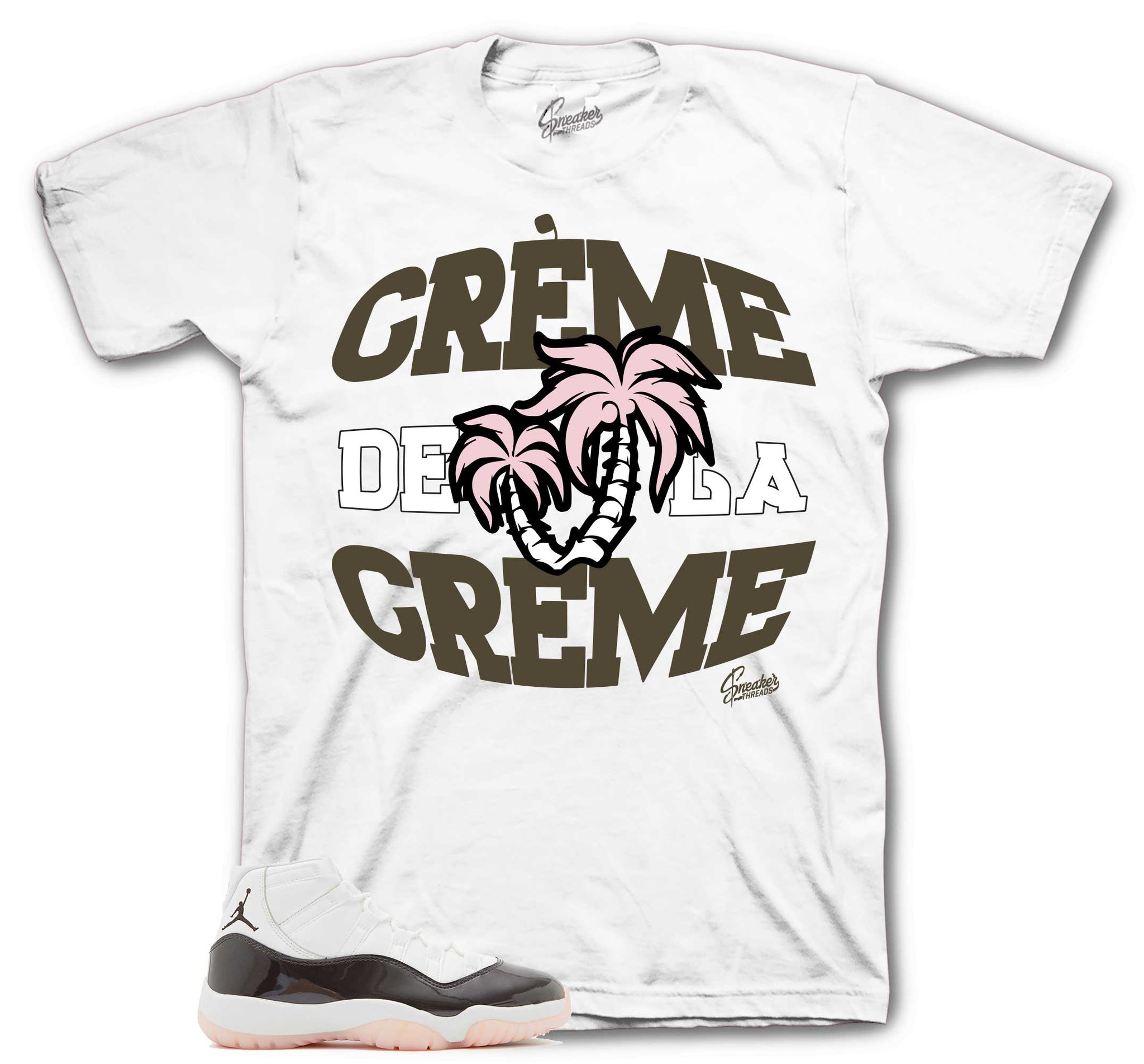 Creme T-Shirt - Retro 11 Neapolitan Shirt