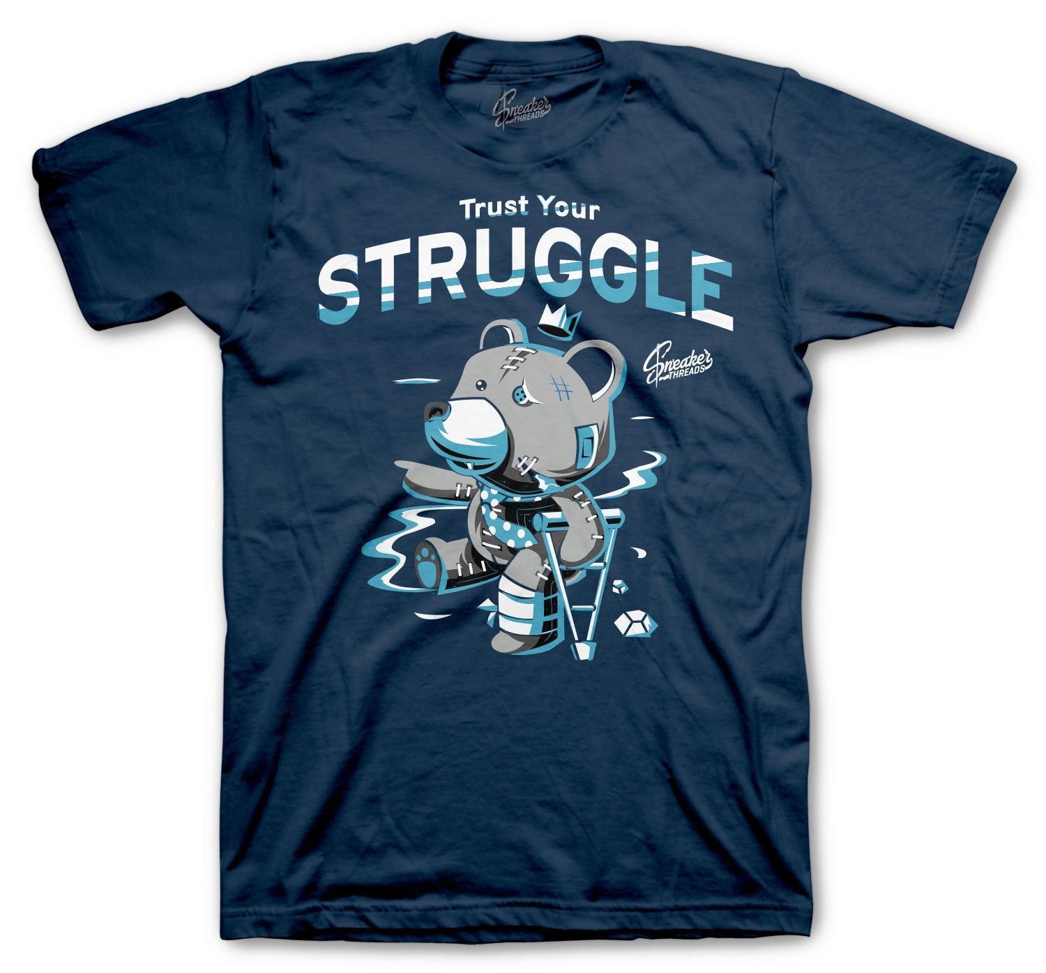 Trust Your Struggle T-Shirt - Retro 13 Obsidian