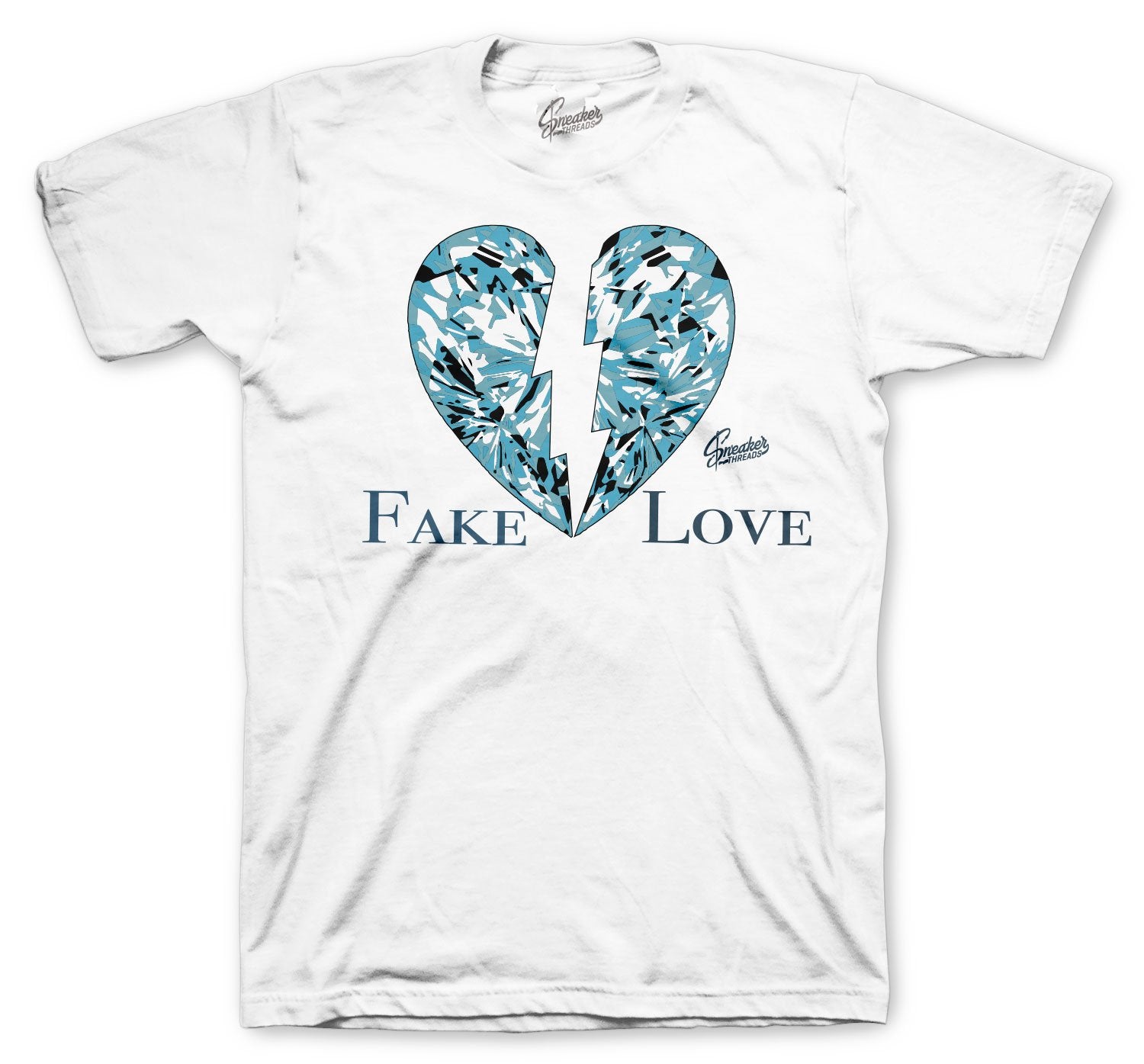 Fake Love - T-Shirt - Retro 13 Obsidian