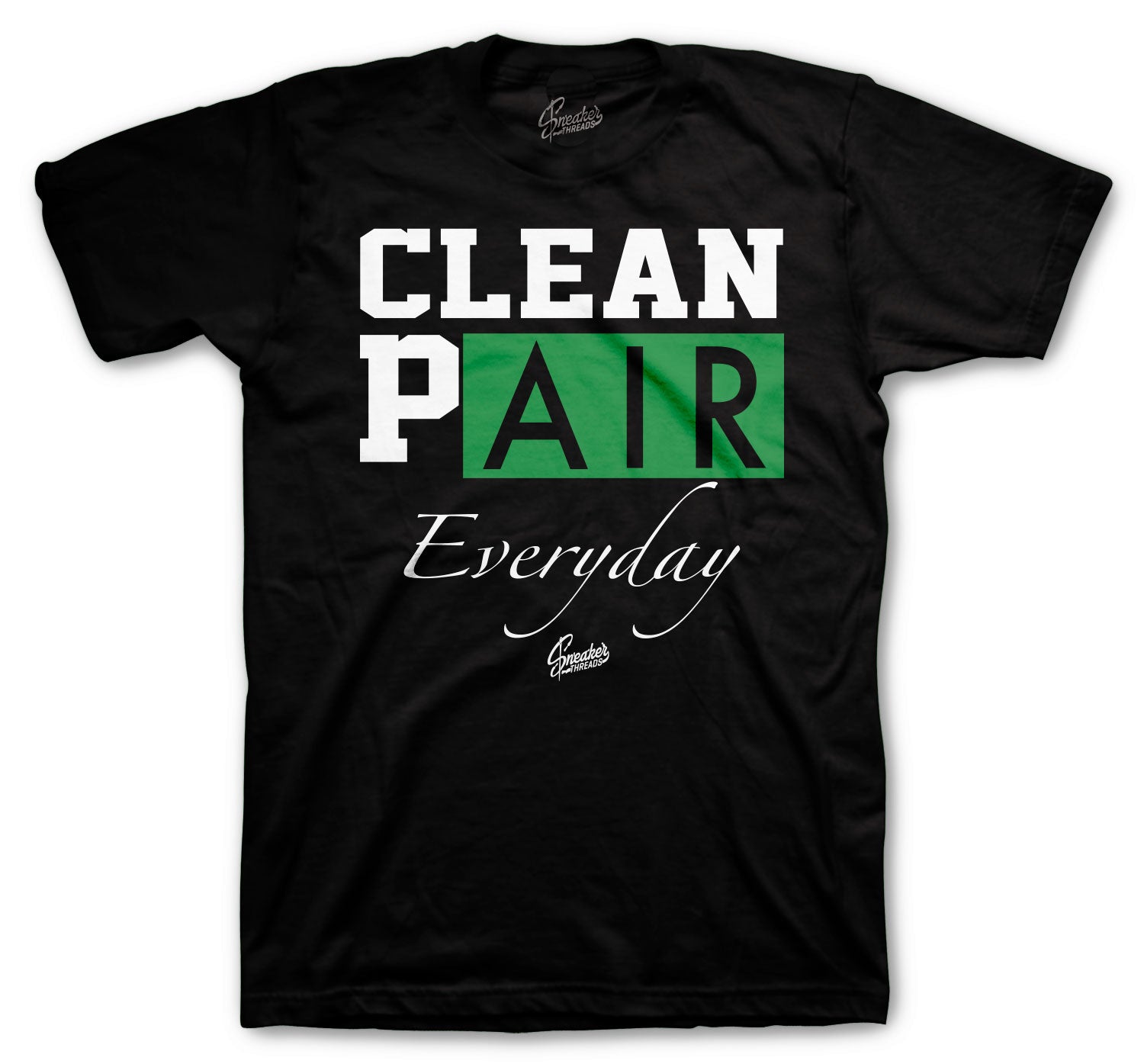 Clean Pair T-Shirt - Retro 3 Pine Green