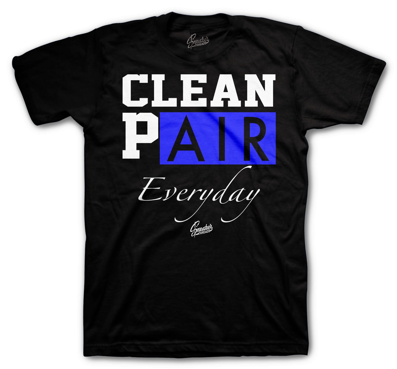 Clean Pair T-Shirt - Retro 5 Racer Blue Shirt