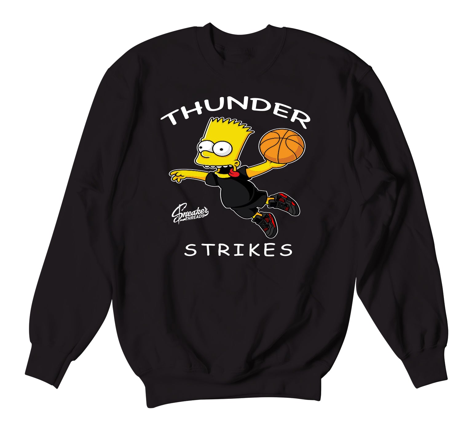Thunder Strikes Sweater - Retro 4 Red Thunder