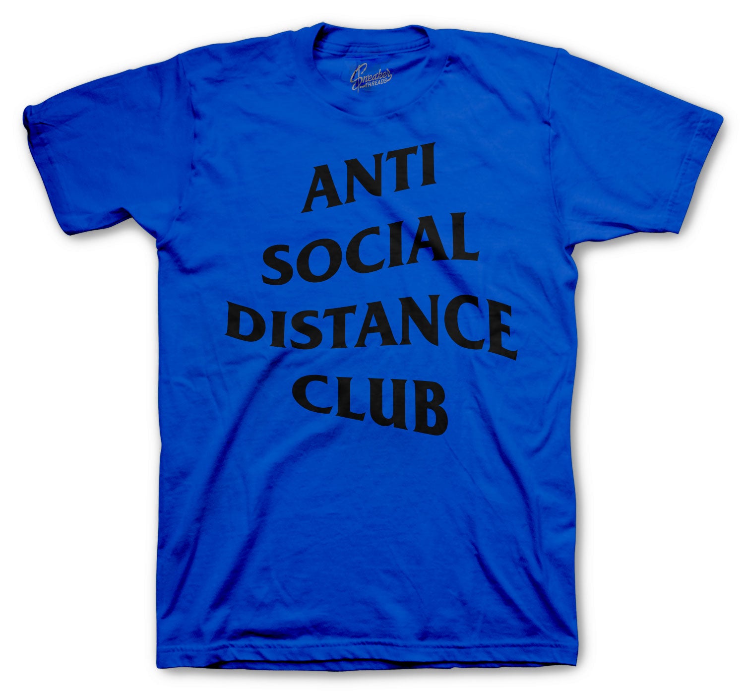 Anti Social T-Shirt - Retro 5 Racer Blue Shirt