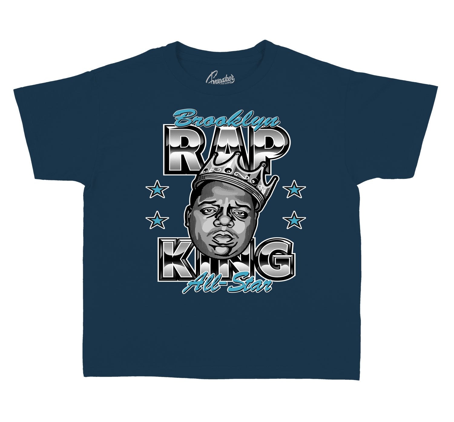 Kids Rap King T-Shirt - Retro 13 Obsidian