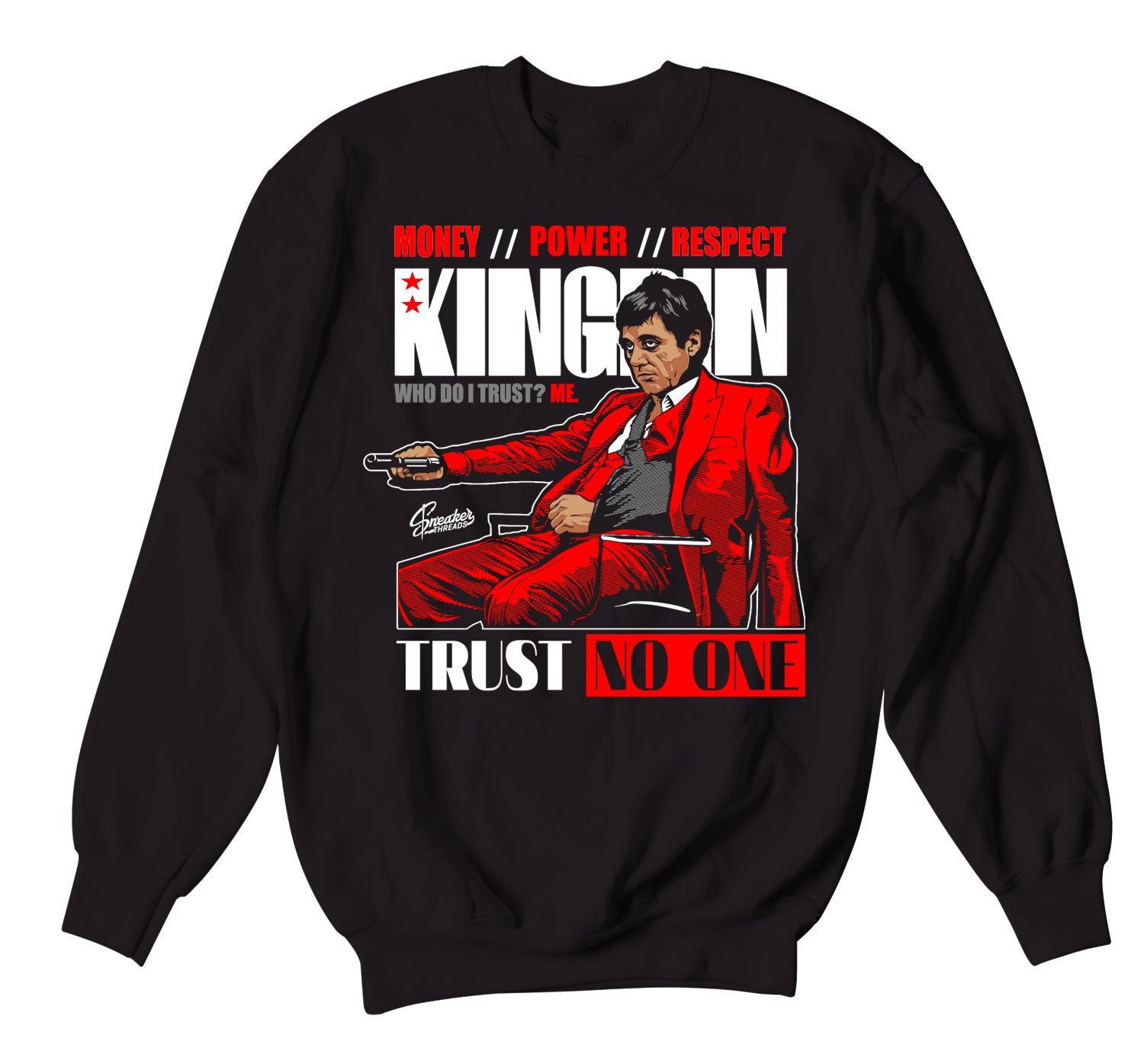 Trust Issues Sweater - Retro 4 Red Thunder