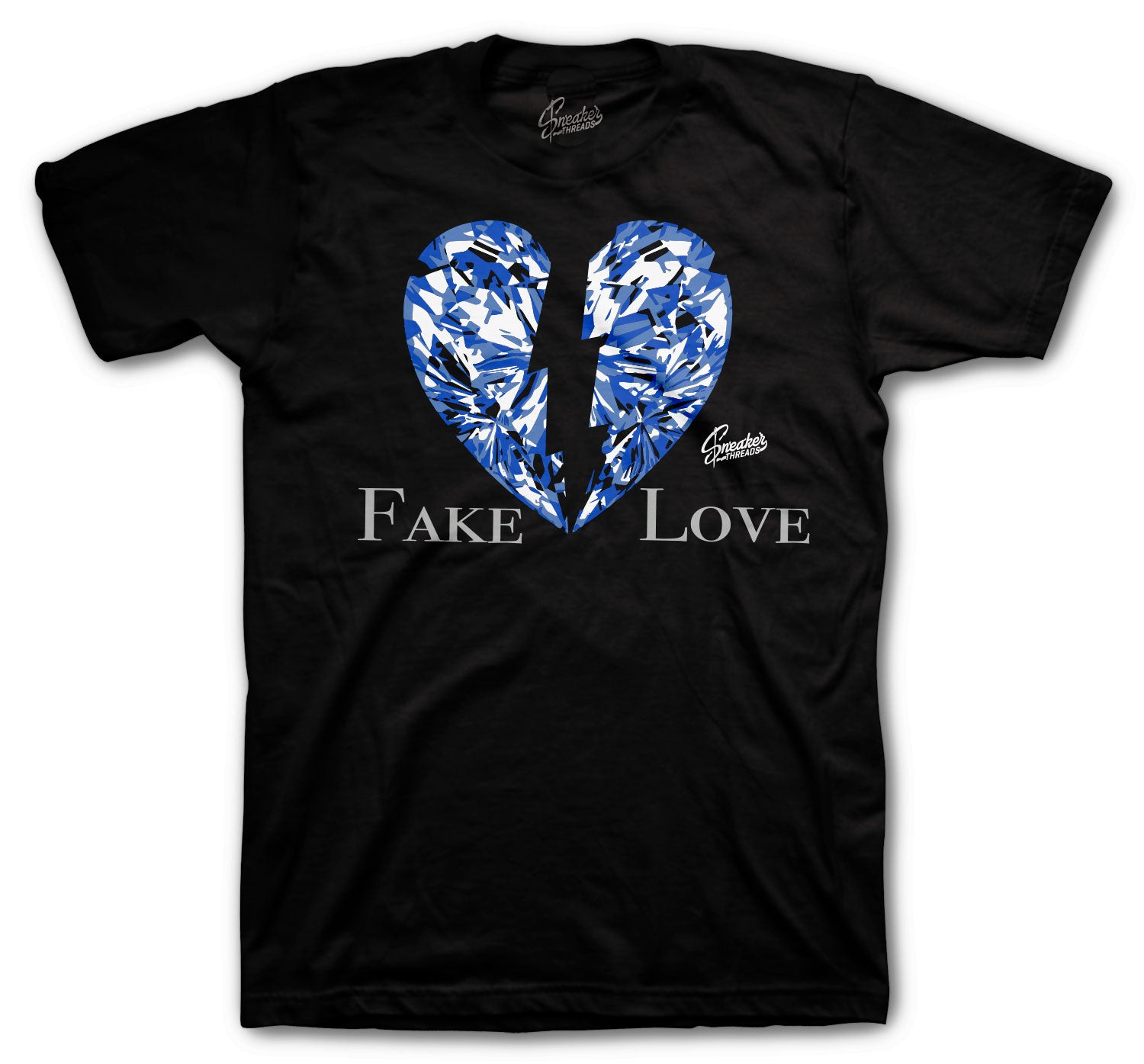 Fake Love T-Shirt - Retro 5 Racer Blue Shirt