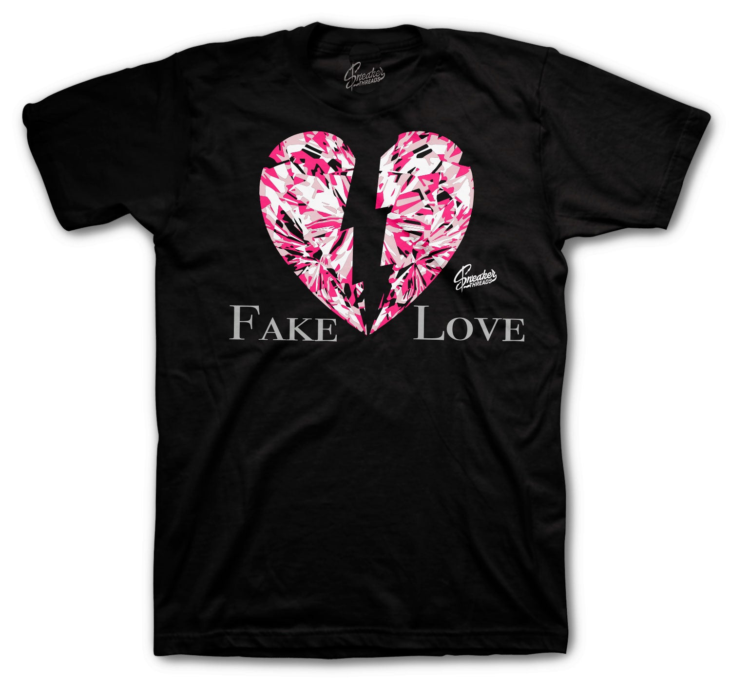 Fake Love T-Shirt - Retro 5 Arctic Orange Shirt