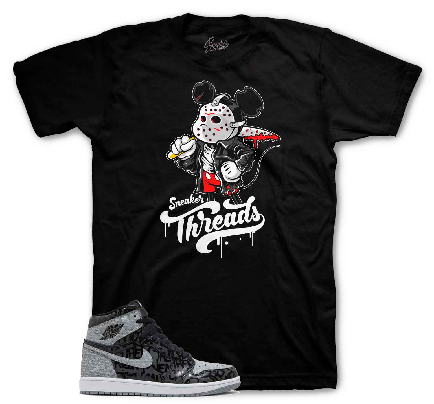 Killa Mouse T-Shirt - Retro 1 Rebellionaire Shirt