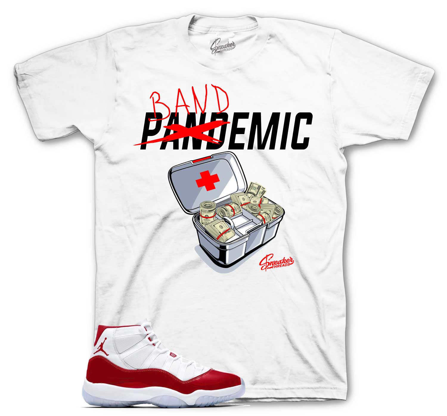 Bandemic T-Shirt - Retro 11 Cherry Shirt