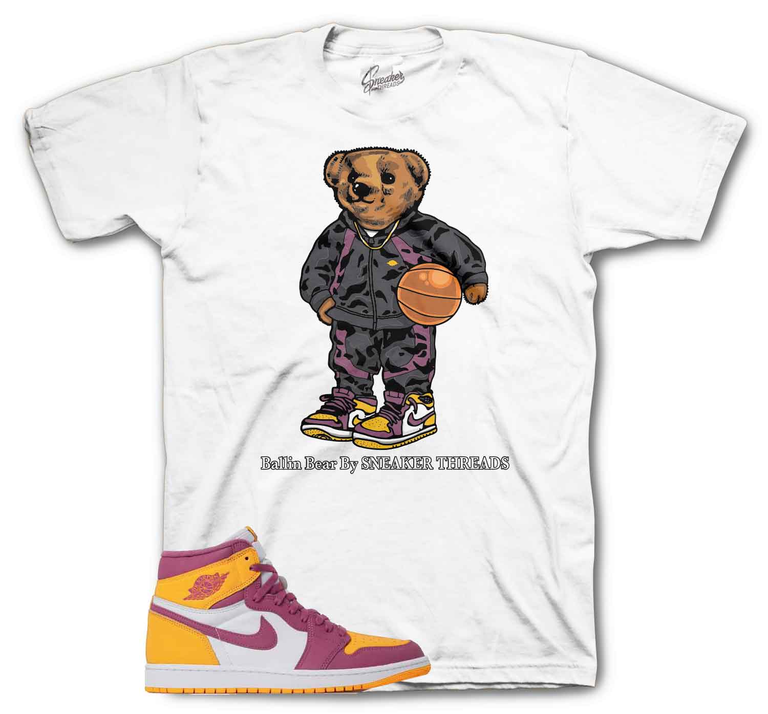 Ballin Bear T-Shirt - Retro 1 Brotherhood Shirt