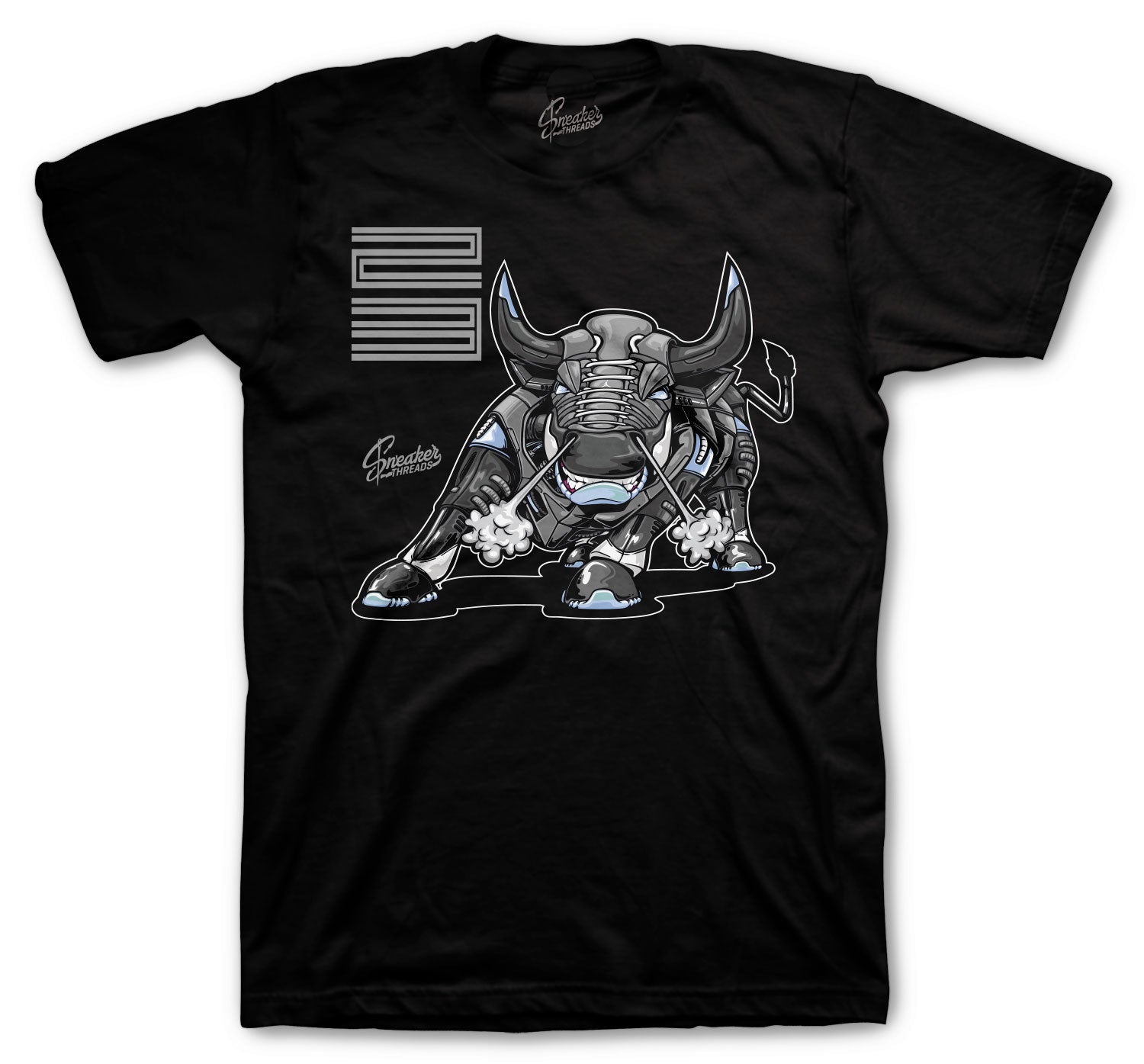 Bull T-Shirt - Retro 11 Cool Grey