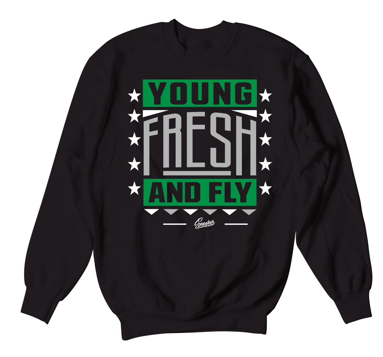 Young Fresh Sweater - Retro 3 Pine Green
