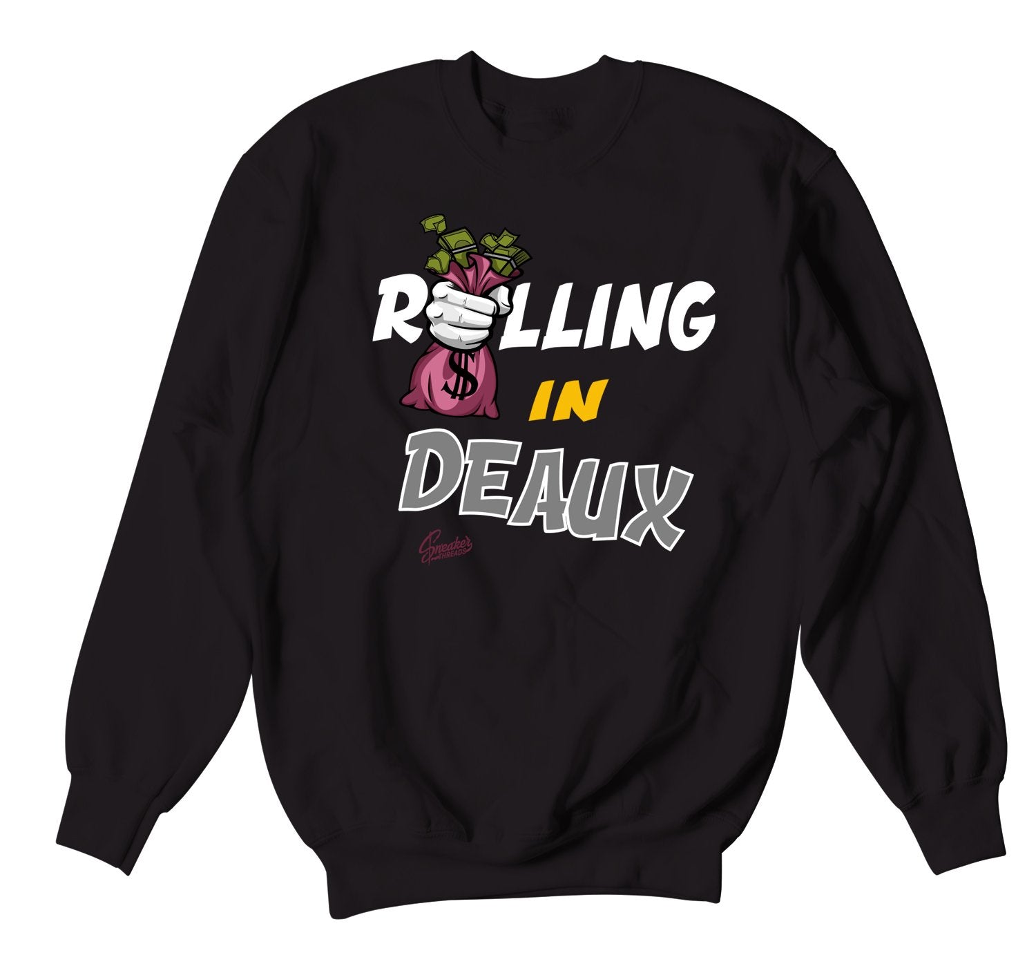 Rolling in Deaux Sweater - Retro 6 Bordeaux