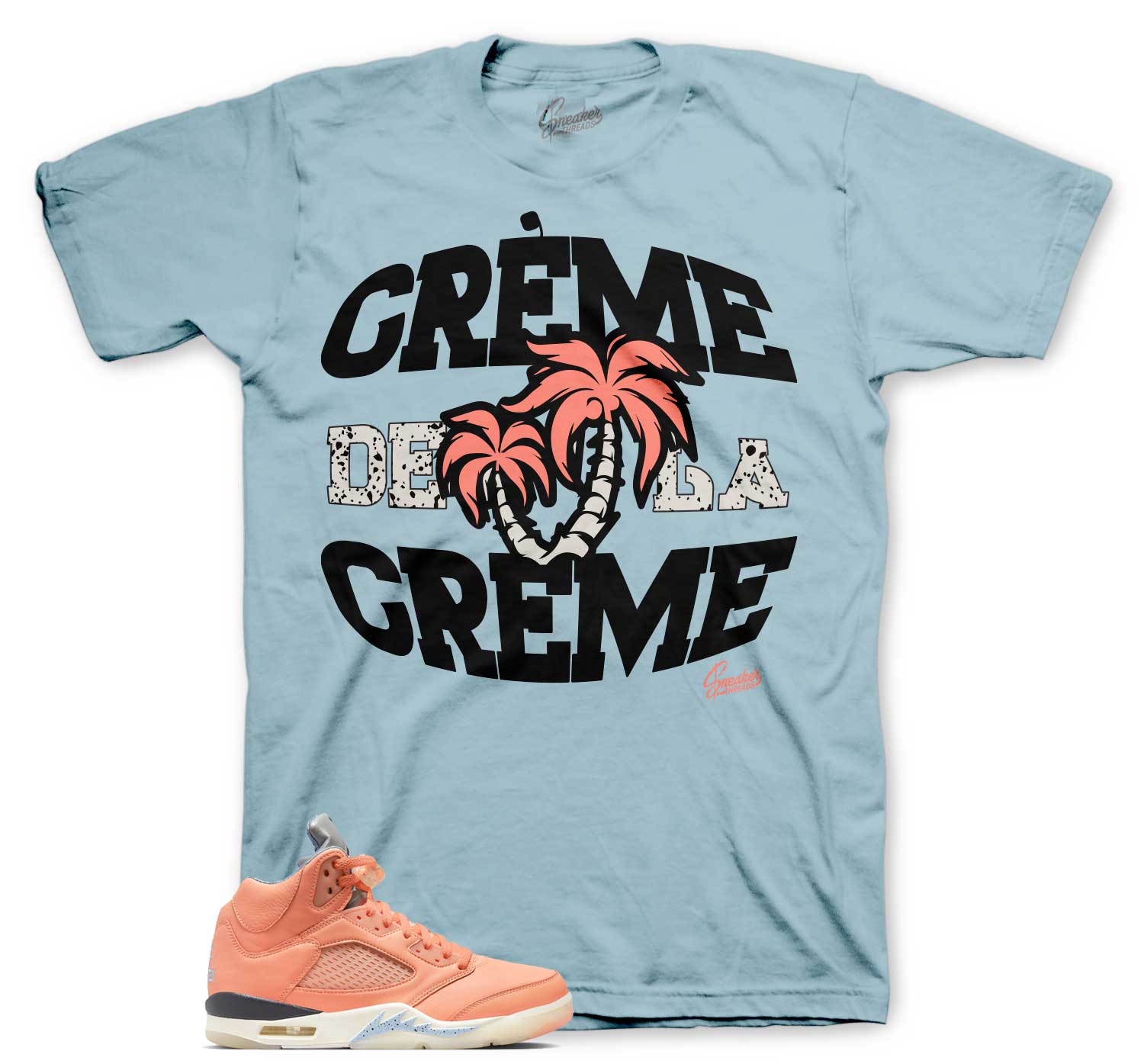 Creme T-Shirt - Retro 5 Crimson Bliss Shirt