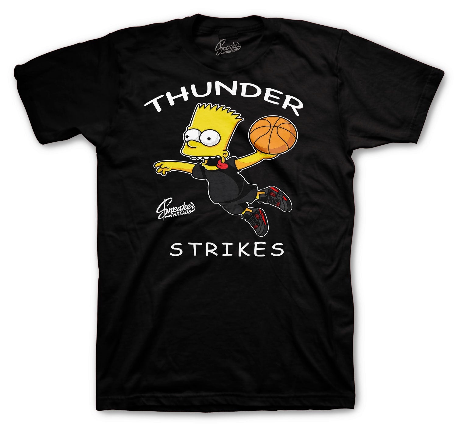 Thunder Strikes T-Shirt - Retro 4 Red Thunder