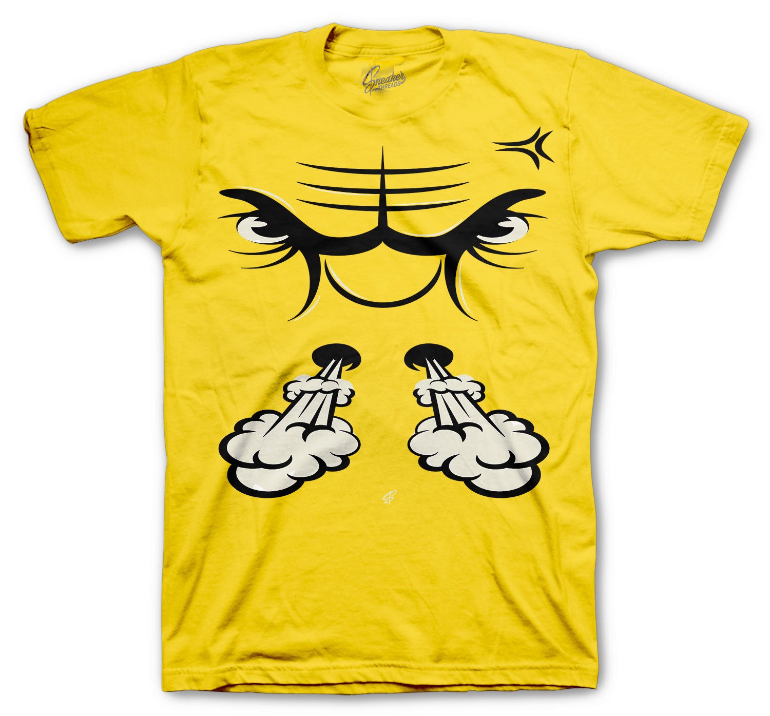 Raging Face T-Shirt - Retro 4 Lightning