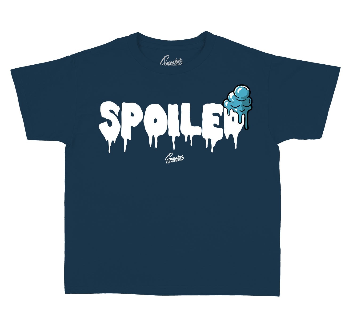 Kids Spoiled T-Shirt - Retro 13 Obsidian