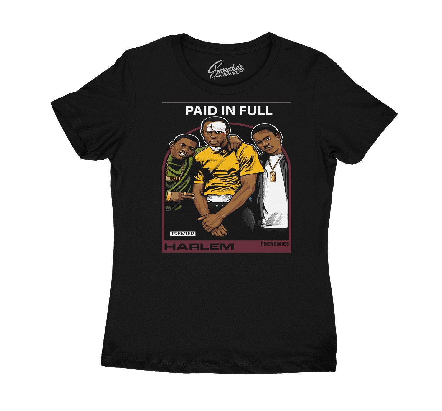 Womens - Bordeaux 6 Paid In Full Shirt