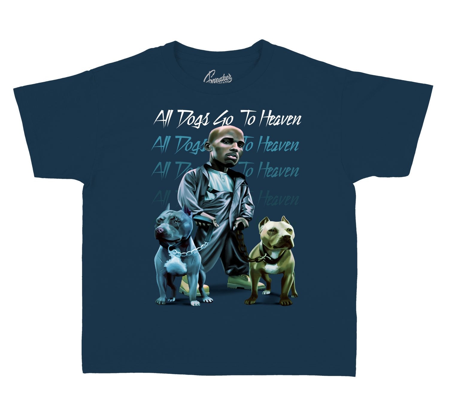 Kids All Dogs T-Shirt - Retro 13 Obsidian