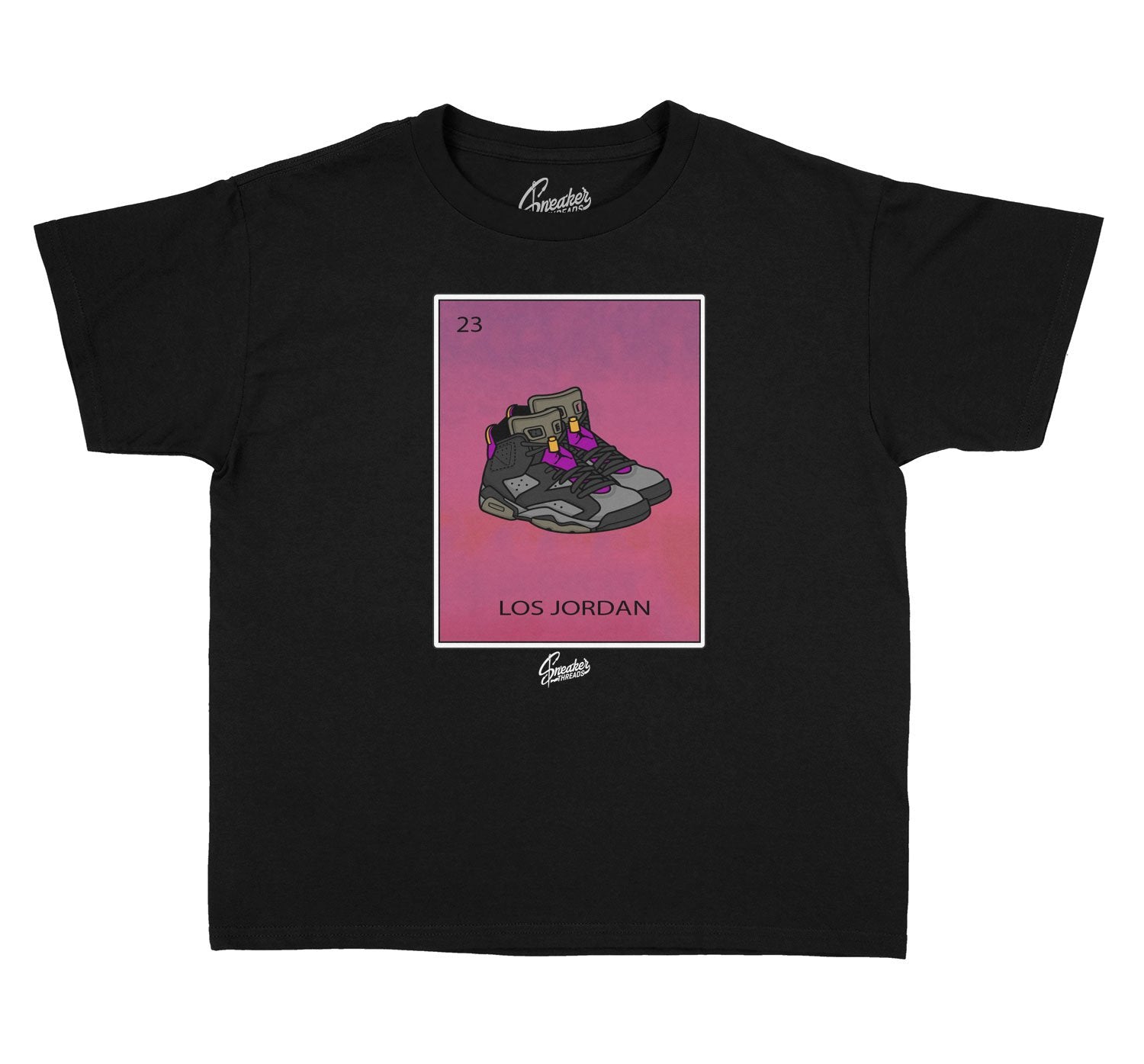 Kids Los Retro T-Shirt - Retro 6 Bordeaux