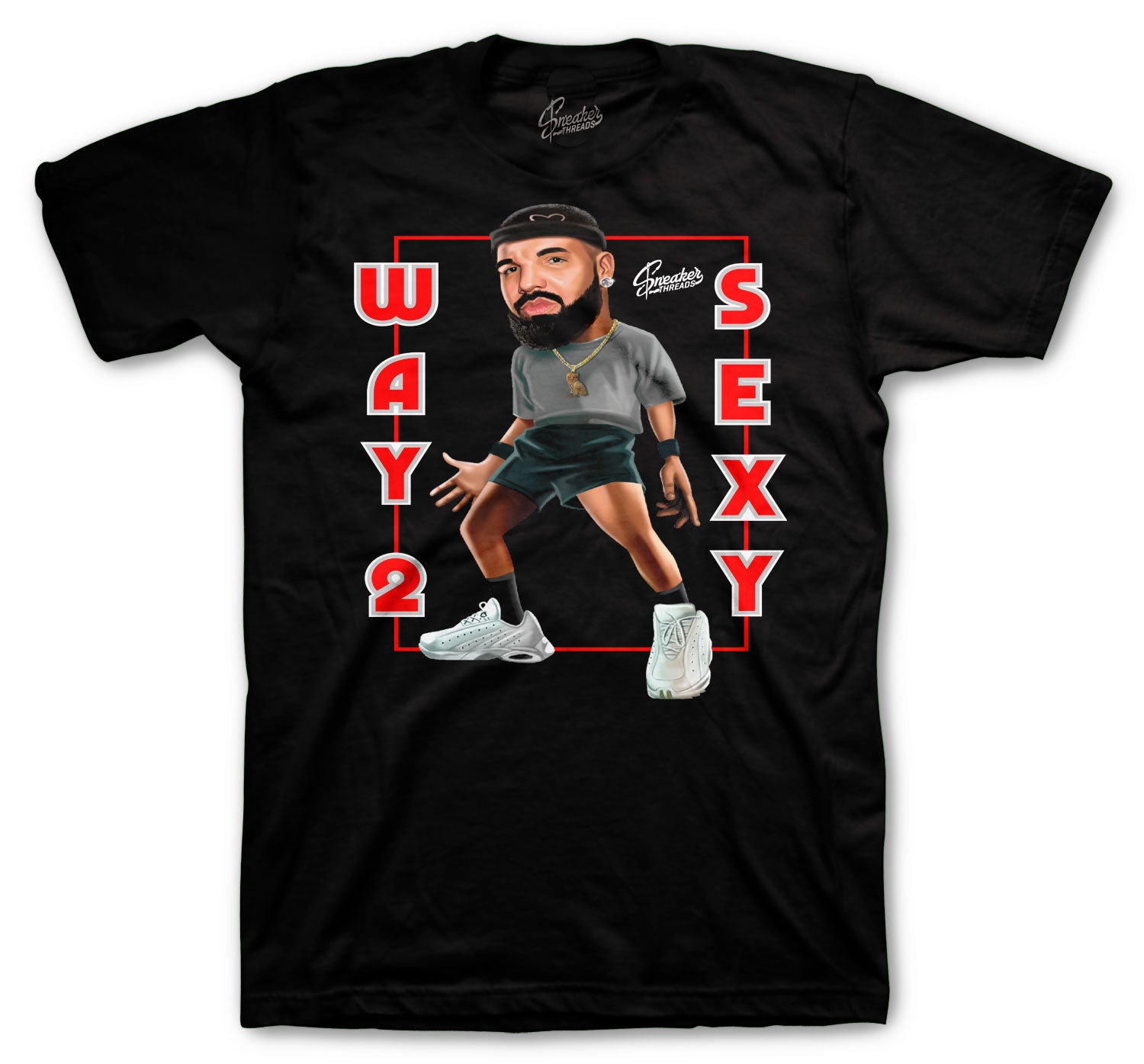 Way Too Sexy T-Shirt - Retro 4 Red Thunder