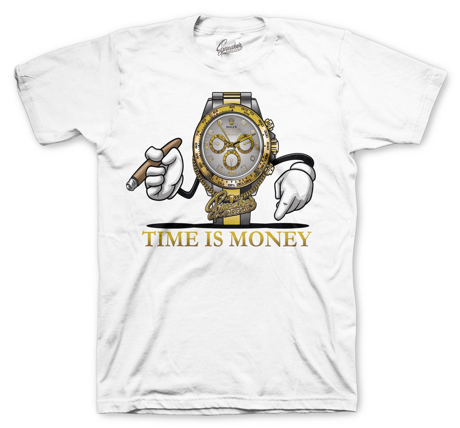 Time Is Money T-Shirt - Retro 12 Royalty