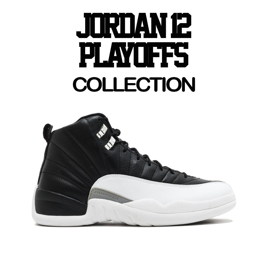 Jordan 12 playoff sneaker tees