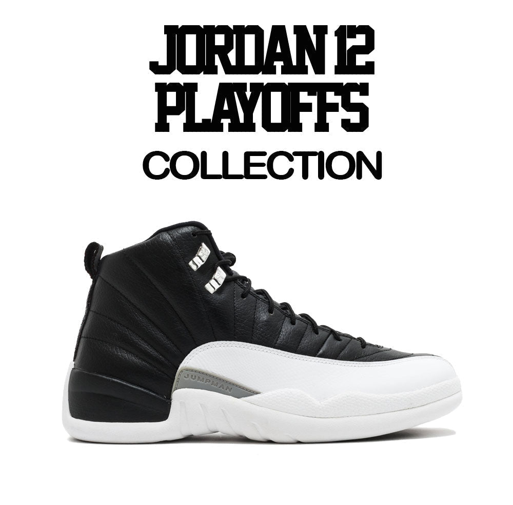 Jordan 12 playoff sneaker tees