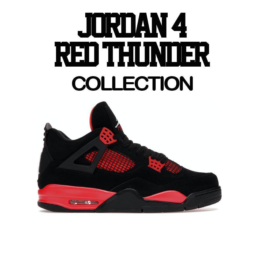 Queens T-Shirt - Retro 4 Red Thunder