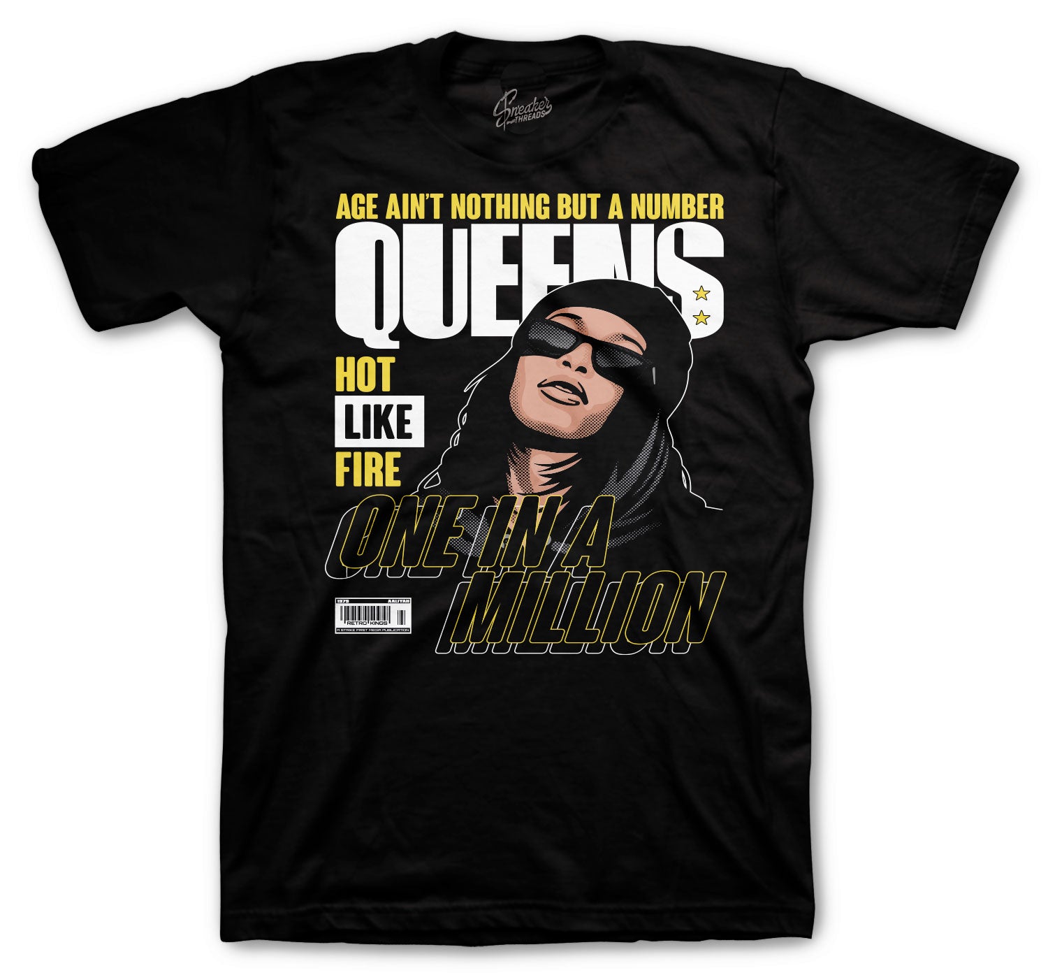 Queens T-Shirt - Retro 4 Lightning